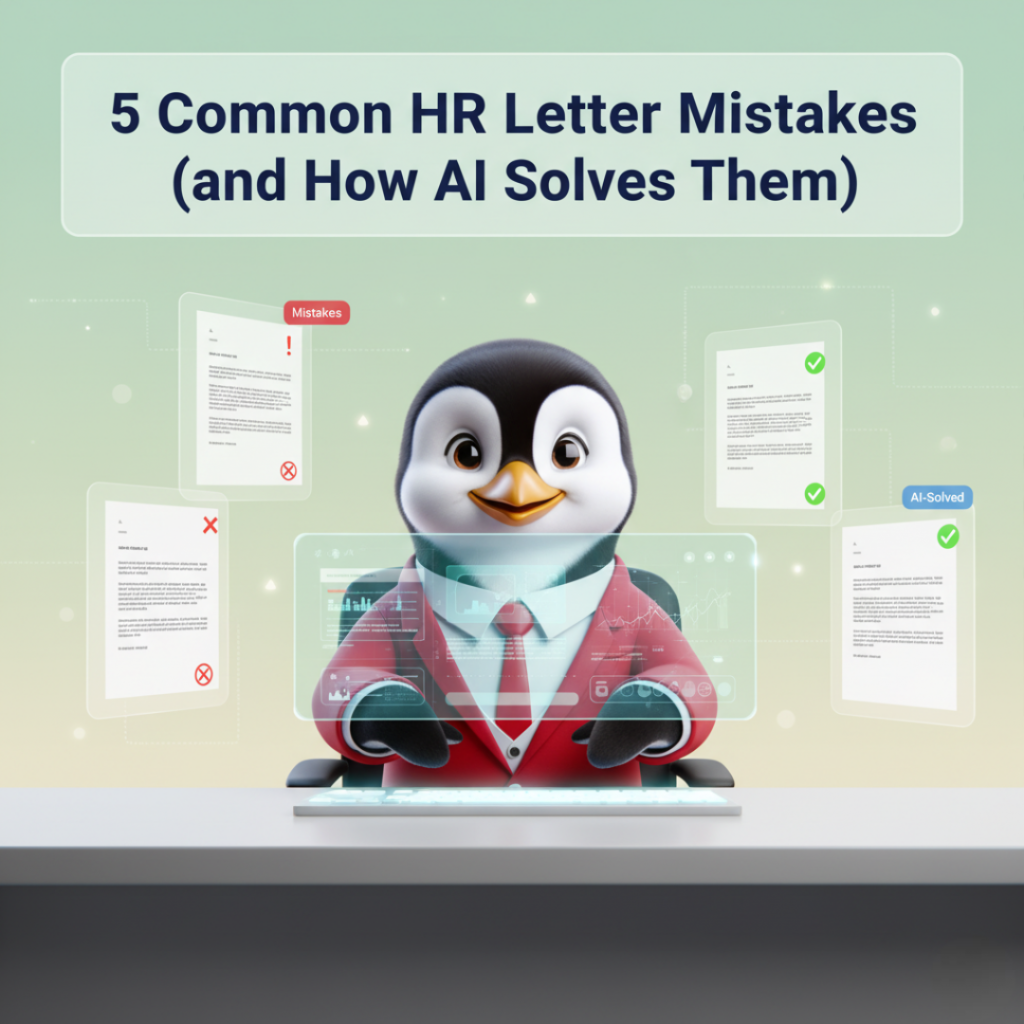 AI HR letter builder