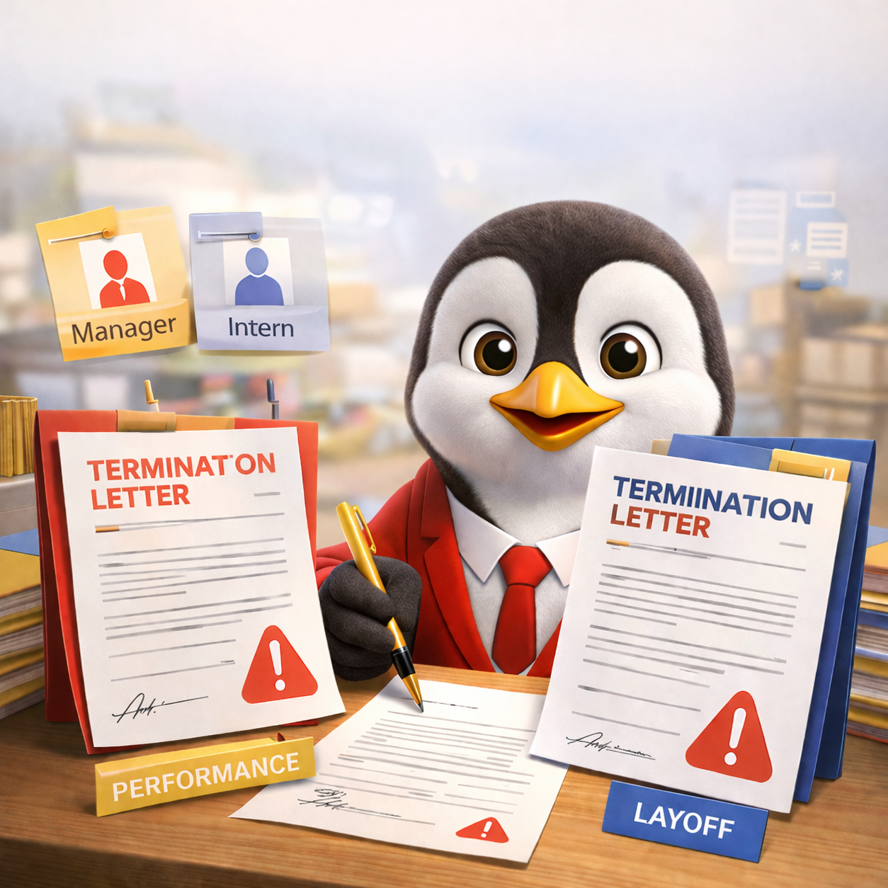 Employee Termination letter format