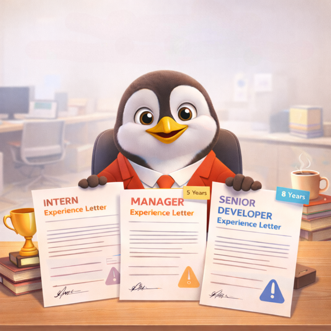 Employee experience letter