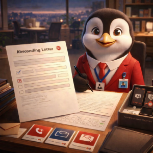 employee absconding notice