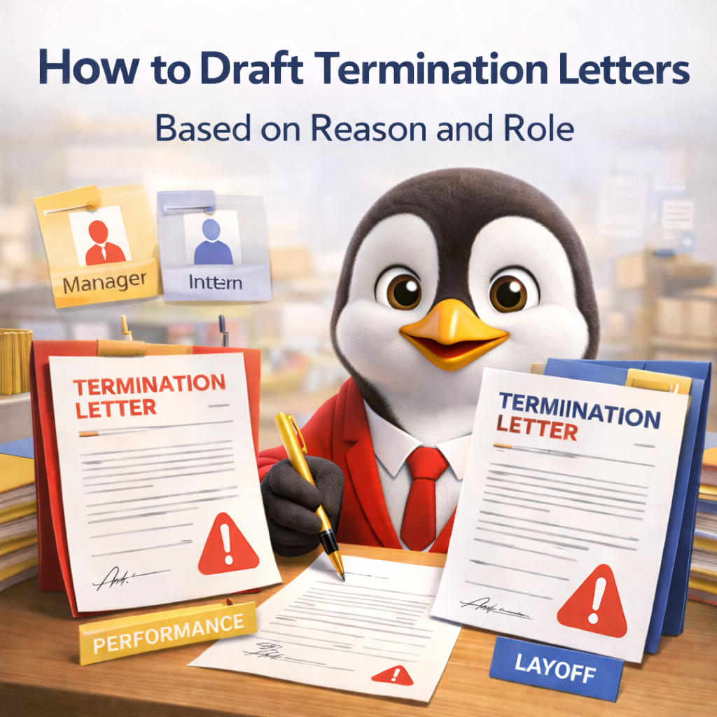 employee termination letter format