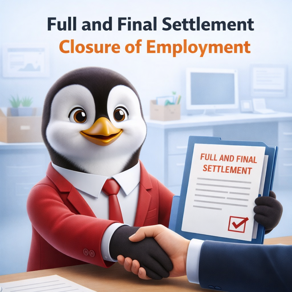 full and final settlement letter