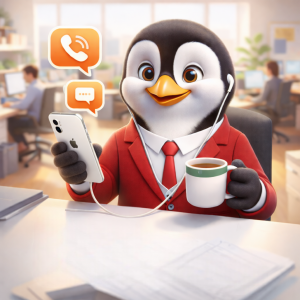 personal communication at workplace