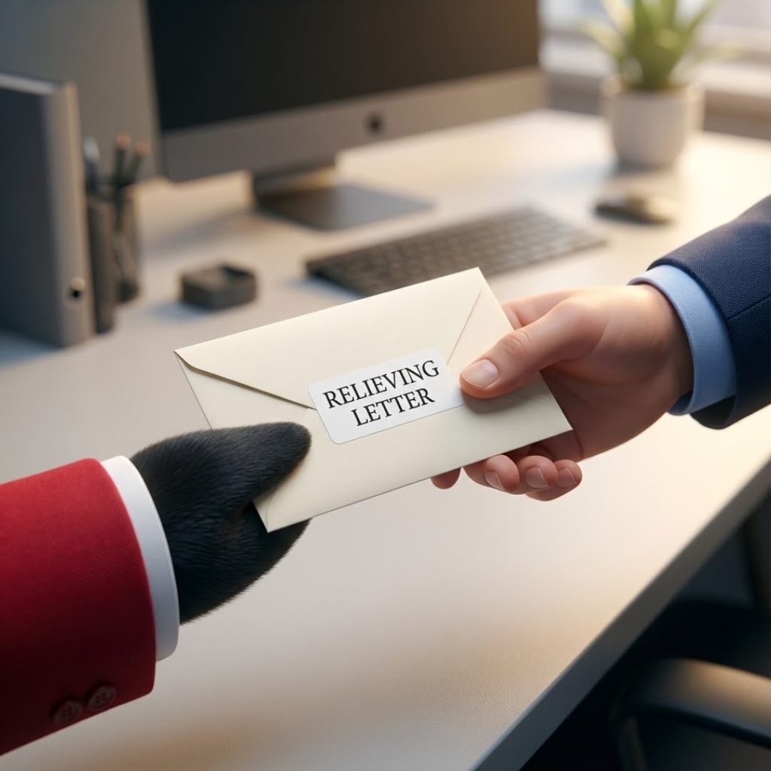 Relieving letter meaning