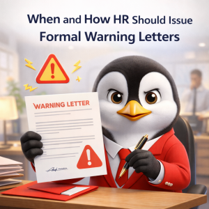 warning letter to employee for misconduct